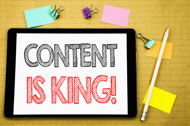 محتوا پادشاه است