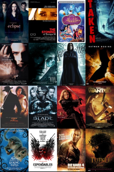 معرفی بهترین فیلم و سریال از نظر منتقدین و بینندگان - پوستر فیلم‌ها و سریال‌ها